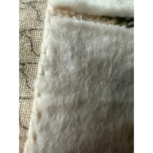 Vintage Christmas Cross Stitch Tapestry Wall Hang Needlepoint Holiday blue tit - Picture 10 of 14